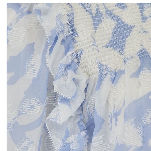 JOIE Jamila Blouse in Eventide size medium - Picture 2 of 13